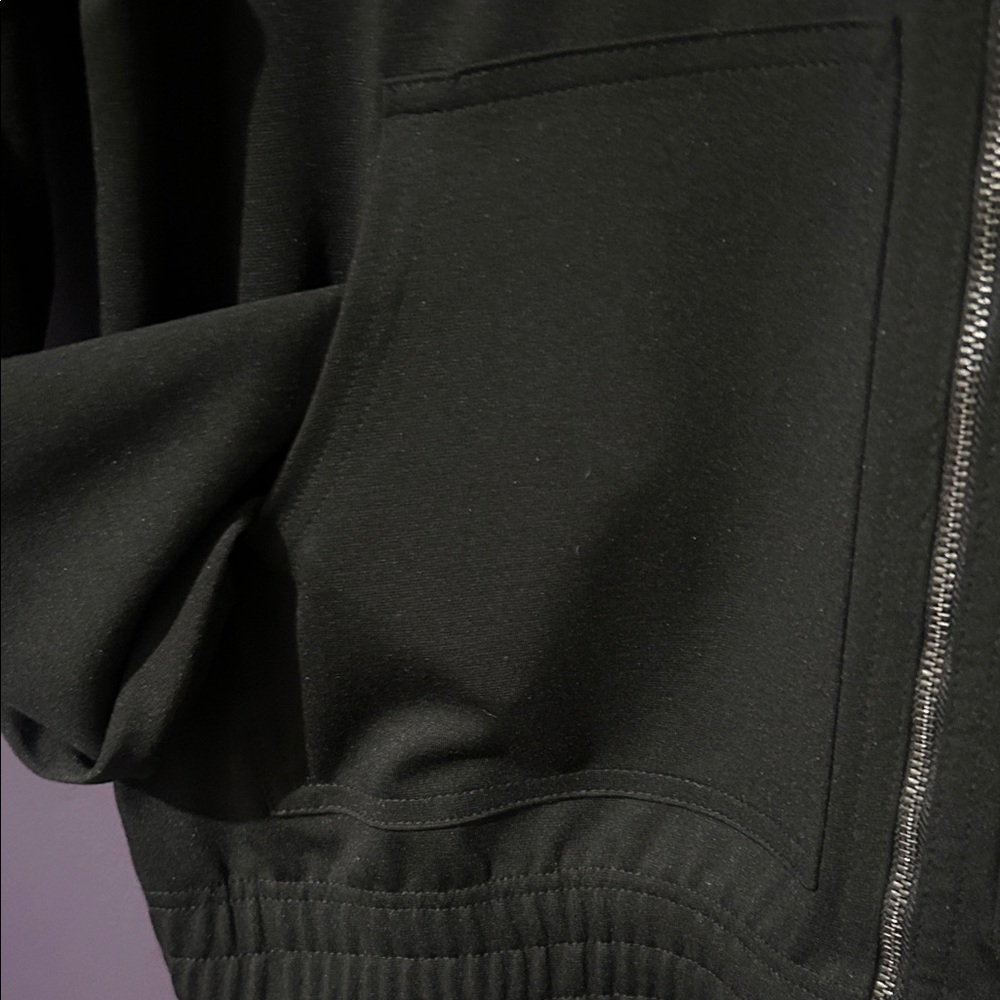 Banana Republic Classic Black Bomber Jacket - Picture 4 of 5